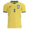 Maglia Brasile Bruno Guimaraes 8 Prima Divisa Mondiali 2026