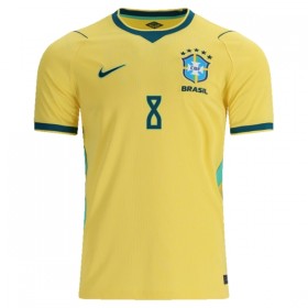 Maglia Brasile Bruno Guimaraes 8 Prima Divisa Mondiali 2026