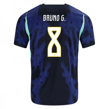 Maglia Brasile Bruno Guimaraes 8 Trasferta Divisa Mondiali 2026