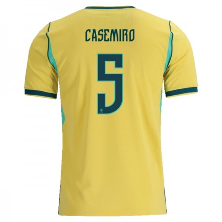 Maglia Brasile Casemiro 5 Prima Divisa Mondiali 2026 Maglia Brasile Casemiro 5 Prima Divisa Mondiali 2026