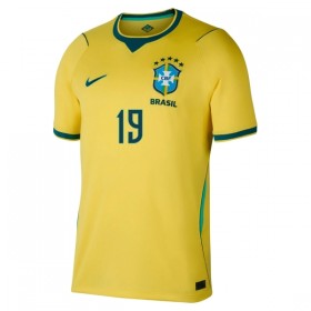 Maglia Brasile Endrick 19 Prima Divisa Mondiali 2026