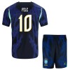 Maglia Brasile Pele 10 Bambino Trasferta Divisa Mondiali 2026