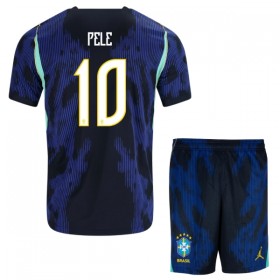 Maglia Brasile Pele 10 Bambino Trasferta Divisa Mondiali 2026