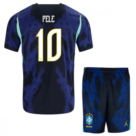 Maglia Brasile Pele 10 Bambino Trasferta Divisa Mondiali 2026