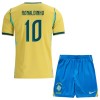 Maglia Brasile Ronaldinho 10 Bambino Prima Divisa Mondiali 2026