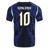 Maglia Brasile Ronaldinho 10 Bambino Trasferta Divisa Mondiali 2026