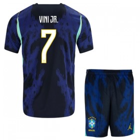 Maglia Brasile Vini JR. 7 Bambino Trasferta Divisa Mondiali 2026