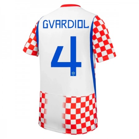 Maglia Croazia Gvardiol 4 Prima Divisa Mondiali 2026
