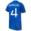 Maglia Croazia Gvardiol 4 Trasferta Divisa Mondiali 2026
