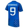 Maglia Croazia Kramaric 9 Trasferta Divisa Mondiali 2026