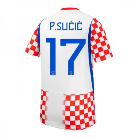 Maglia Croazia P. Sucic 17 Prima Divisa Mondiali 2026