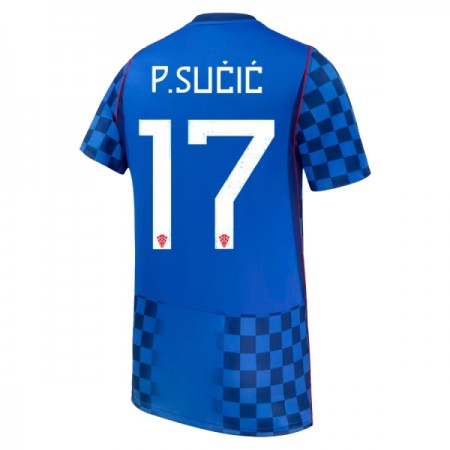 Maglia Croazia P. Sucic 17 Trasferta Divisa Mondiali 2026