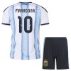 Maglia Argentina Maradona 10 Bambino Prima Divisa Mondiali 2026