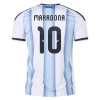 Maglia Argentina Maradona 10 Bambino Prima Divisa Mondiali 2026