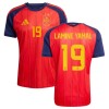 Maglia Spagna 2 Stars Lamine Yamal 19 Prima Divisa Mondiali 2026