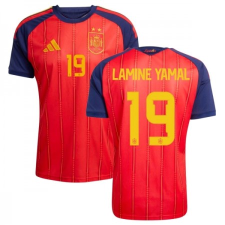 Maglia Spagna 2 Stars Lamine Yamal 19 Prima Divisa Mondiali 2026
