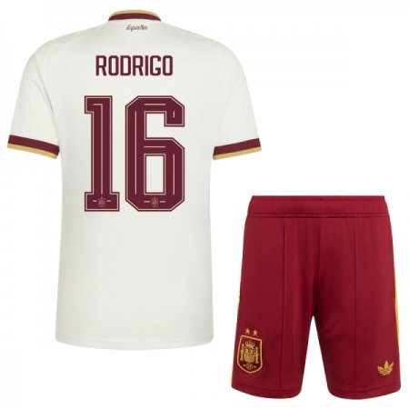 Maglia Spagna 2 Stars Rodrigo 16 Bambino Trasferta Divisa Mondiali 2026 Maglia Spagna 2 Stars Rodrigo 16 Bambino Trasferta Divisa Mondiali 2026