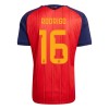 Maglia Spagna 2 Stars Rodrigo 16 Prima Divisa Mondiali 2026