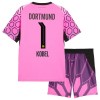 Maglia Borussia Dortmund Kobel 1 Portiere Bambino Trasferta Divisa 2026-27 Rosa Maglia Borussia Dortmund Kobel 1 Portiere Bambino Trasferta Divisa 2026-27 Rosa