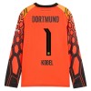 Maglia Borussia Dortmund Kobel 1 Portiere Prima Divisa 2026-27 Arancia ML Maglia Borussia Dortmund Kobel 1 Portiere Prima Divisa 2026-27 Arancia ML