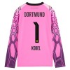 Maglia Borussia Dortmund Kobel 1 Portiere Trasferta Divisa 2026-27 Rosa ML Maglia Borussia Dortmund Kobel 1 Portiere Trasferta Divisa 2026-27 Rosa ML
