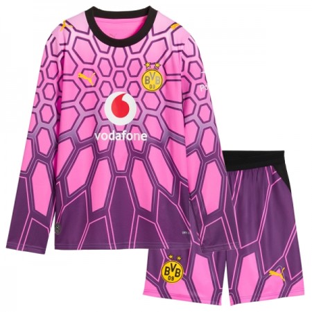 Maglia Borussia Dortmund Portiere Bambino Trasferta Divisa 2026-27 Rosa ML Maglia Borussia Dortmund Portiere Bambino Trasferta Divisa 2026-27 Rosa ML