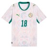 Maglia Senegal Sarr 18 Prima Divisa Mondiali 2026