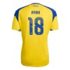 Maglia Svezia Ayari 18 Prima Divisa Mondiali 2026