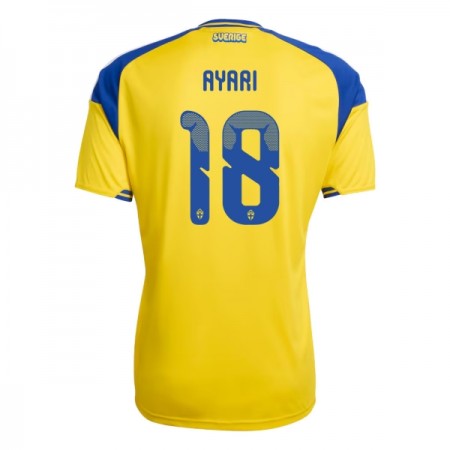 Maglia Svezia Ayari 18 Prima Divisa Mondiali 2026