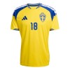 Maglia Svezia Ayari 18 Prima Divisa Mondiali 2026