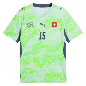 Maglia Svizzera Djibril Sow 15 Trasferta Divisa Mondiali 2026