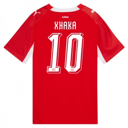 Maglia Svizzera Granit Xhaka 10 Prima Divisa Mondiali 2026 Maglia Svizzera Granit Xhaka 10 Prima Divisa Mondiali 2026