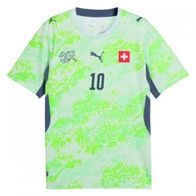 Maglia Svizzera Granit Xhaka 10 Trasferta Divisa Mondiali 2026