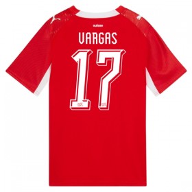 Maglia Svizzera Vargas 17 Prima Divisa Mondiali 2026