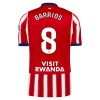 Maglia Atlético Madrid Barrios 8 Prima Divisa 2026-27 Maglia Atlético Madrid Barrios 8 Prima Divisa 2026-27