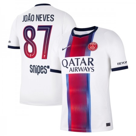 Maglia Paris Saint-Germain Joao Neves 87 Trasferta Divisa 2026-27