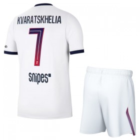 Maglia Paris Saint-Germain Kvaratskhelia 7 Bambino Trasferta Divisa 2026-27