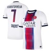 Maglia Paris Saint-Germain Kvaratskhelia 7 Trasferta Divisa 2026-27