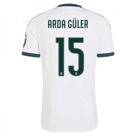 Maglia Real Madrid Arda Guler 15 Prima Divisa 2026-27 Maglia Real Madrid Arda Guler 15 Prima Divisa 2026-27