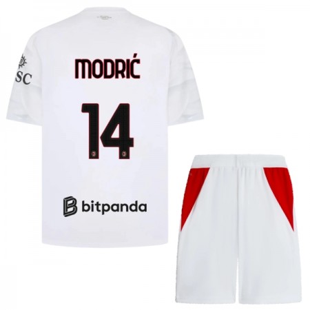 Maglia A.C. Milan Modrić 14 Bambino Trasferta Divisa 2026-27 Maglia A.C. Milan Modrić 14 Bambino Trasferta Divisa 2026-27