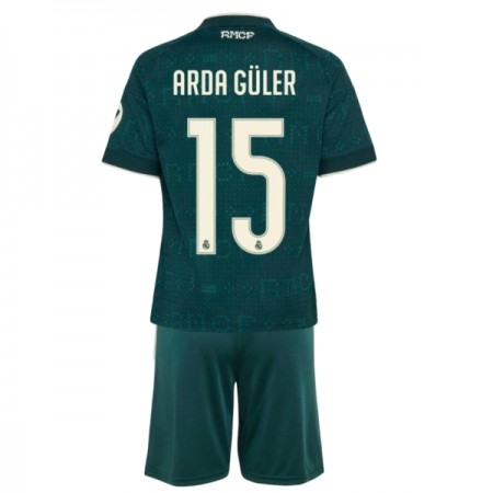 Maglia Real Madrid Arda Guler 15 Bambino Trasferta Divisa 2026-27 Maglia Real Madrid Arda Guler 15 Bambino Trasferta Divisa 2026-27