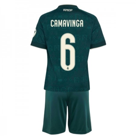Maglia Real Madrid Camavinga 6 Bambino Trasferta Divisa 2026-27 Maglia Real Madrid Camavinga 6 Bambino Trasferta Divisa 2026-27