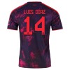 Maglia FC Bayern Monaco Luis Diaz 14 Terza Divisa 2026-27 Maglia FC Bayern Monaco Luis Diaz 14 Terza Divisa 2026-27