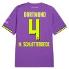 Maglia Borussia Dortmund N. Schlotterbeck 4 Terza Divisa 2026-27 Maglia Borussia Dortmund N. Schlotterbeck 4 Terza Divisa 2026-27