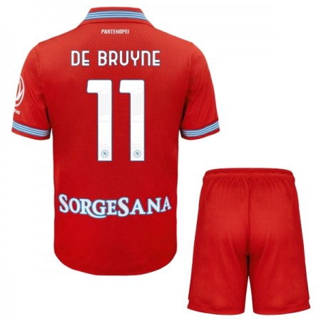Maglia SSC Napoli De Bruyne 11 Bambino Terza Divisa 2026-27 Maglia SSC Napoli De Bruyne 11 Bambino Terza Divisa 2026-27