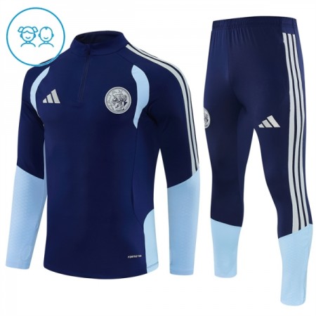 Ajax Bambino Felpe da Allenamento 2026-27 Quarto-Zip Blu Ajax Bambino Felpe da Allenamento 2026-27 Quarto-Zip Blu
