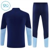 Ajax Bambino Felpe da Allenamento 2026-27 Quarto-Zip Blu
