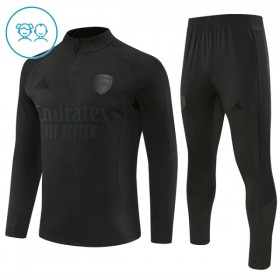 Arsenal Bambino Felpe da Allenamento 2026-27 Quarto-Zip Nera