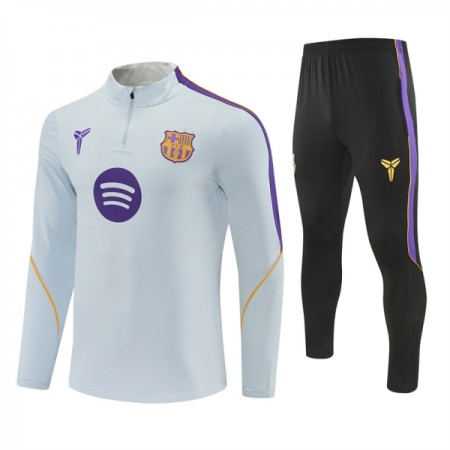 Barcelona Felpe da Allenamento 2026-27 Quarto-Zip Bianca Barcelona Felpe da Allenamento 2026-27 Quarto-Zip Bianca