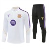 Barcelona Felpe da Allenamento 2026-27 Quarto-Zip Bianca Barcelona Felpe da Allenamento 2026-27 Quarto-Zip Bianca